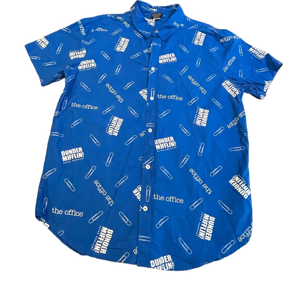 🌸 This woven shirt‎ is perfect for fans of The Office! Size xl crisp & new …